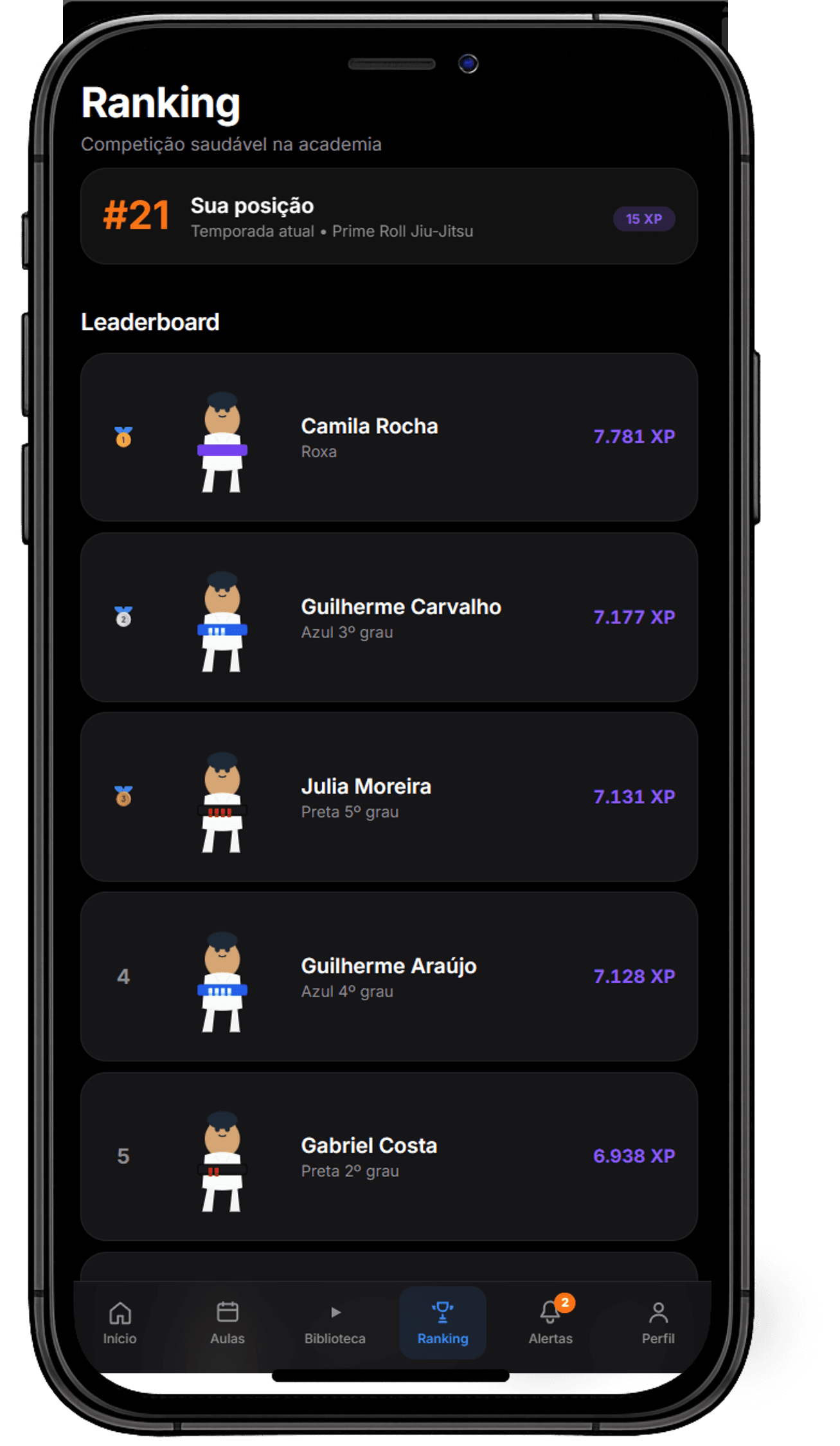 Ranking no app OSS365